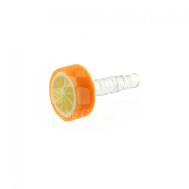 橙子耳机塞 创意礼物