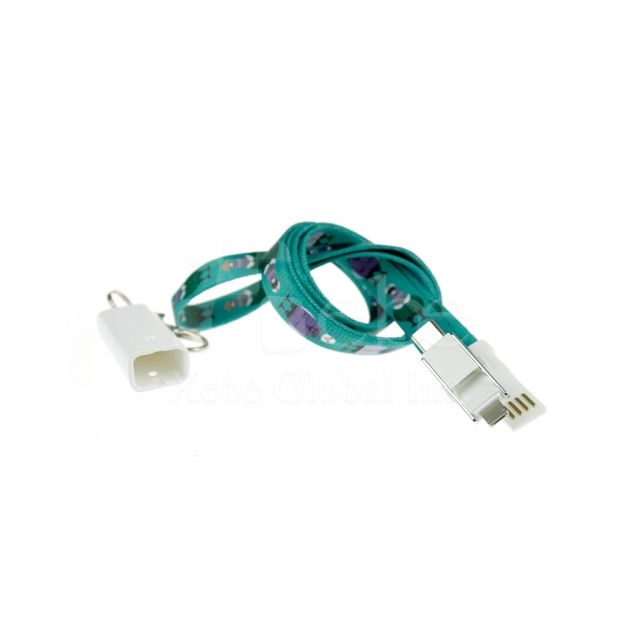 颈挂绳手机 USB充电线 