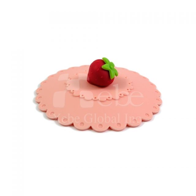 草莓造型可爱杯盖实用礼物