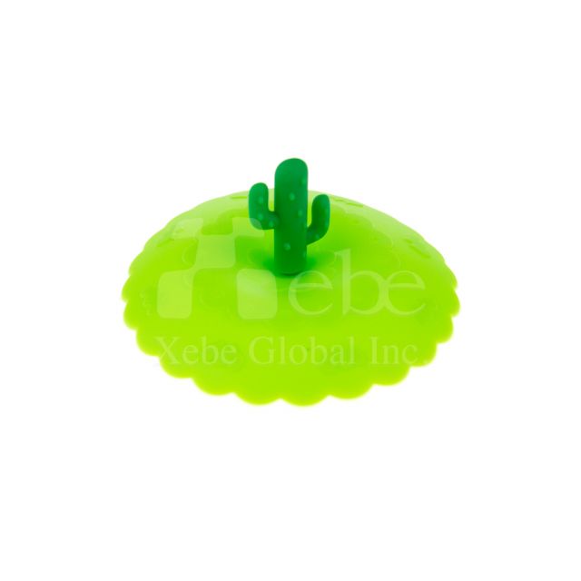 3D绿色仙人掌造型杯盖