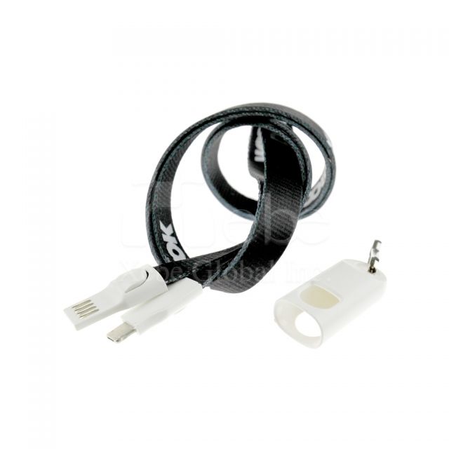 编织颈绳USB充电线
