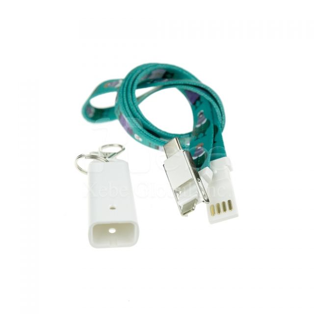 颈挂绳手机 USB充电线 