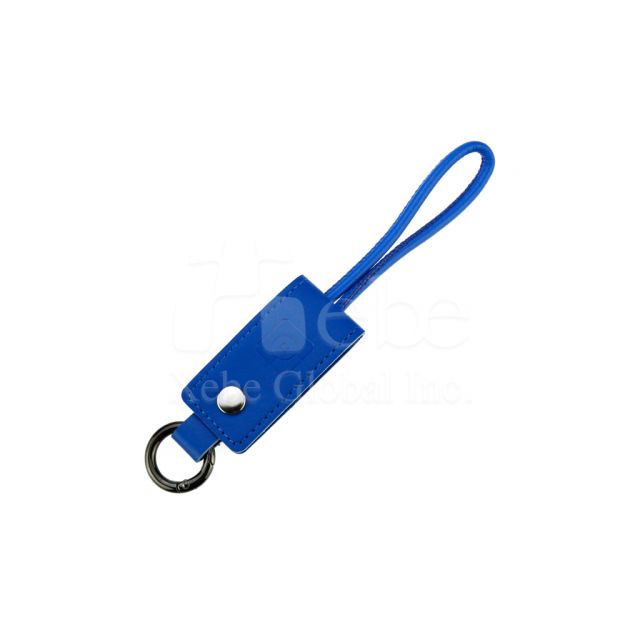 雷雕LOGO钥匙扣定制手机 USB充电线