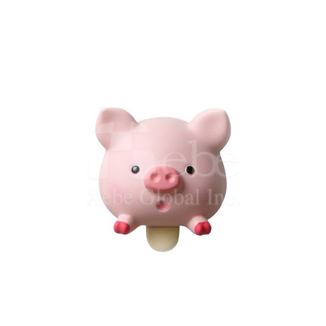 粉红小猪立体定制冰箱貼