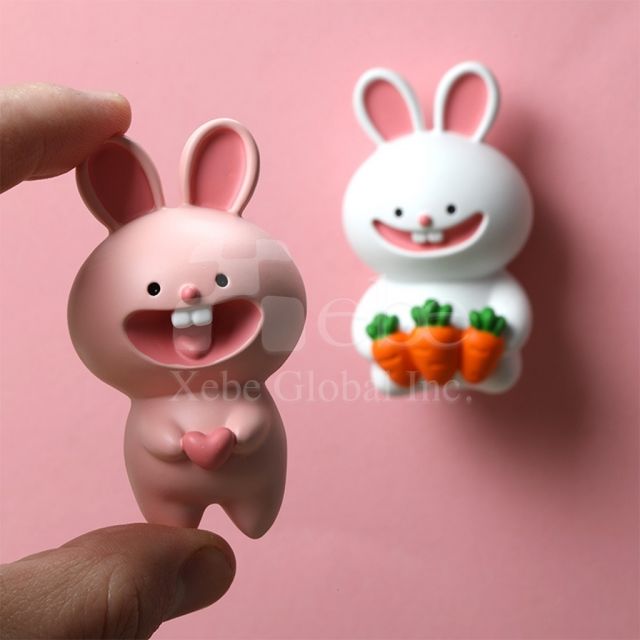 胡萝卜小兔造型磁铁定制