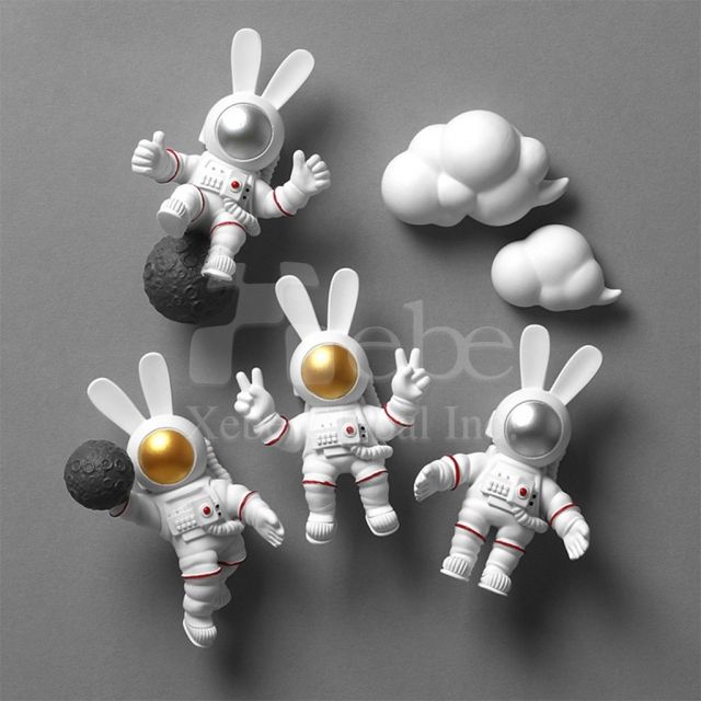 定制太空兔创意造型冰箱贴