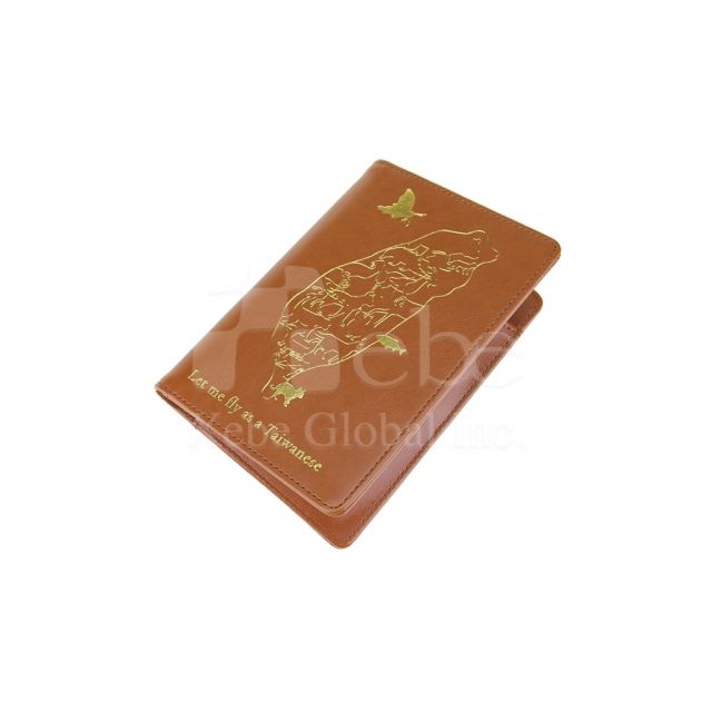 烫金定制护照套 皮革护照夹