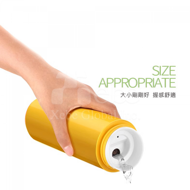 定制黑色保温不倒杯