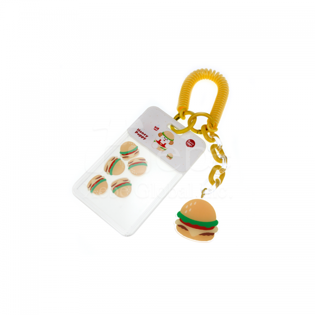 汉堡造型摇摇乐卡套