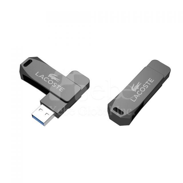 时尚旋转金属U盘