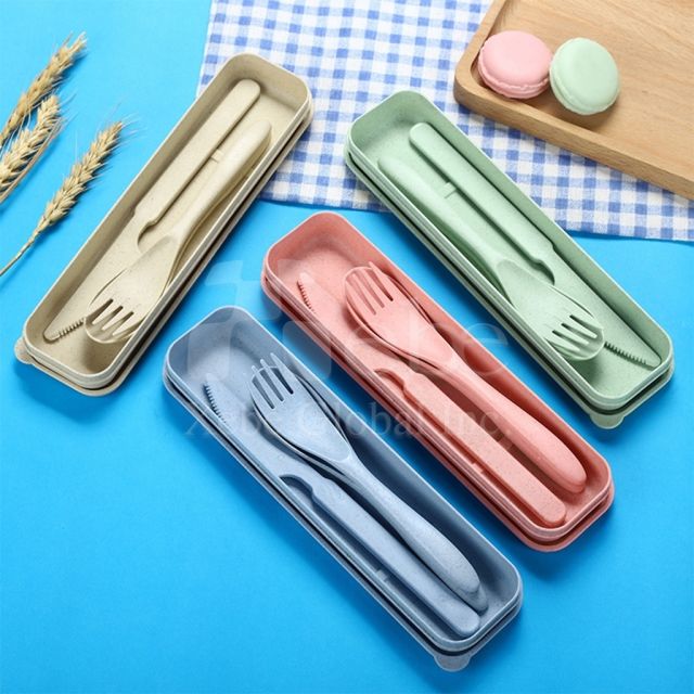 浅绿便携餐具组