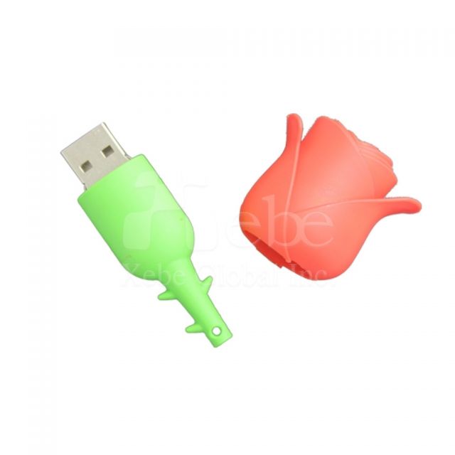 玫瑰花造型U盘
