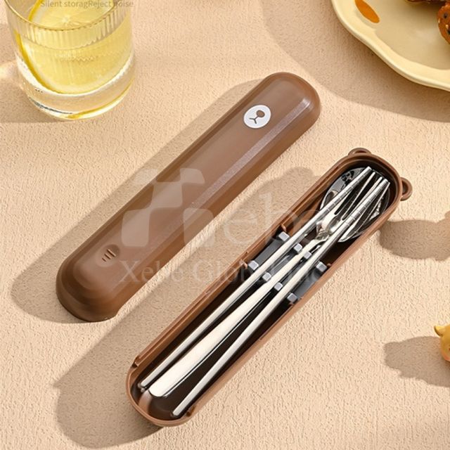 定制小熊不鏽钢便携餐具组