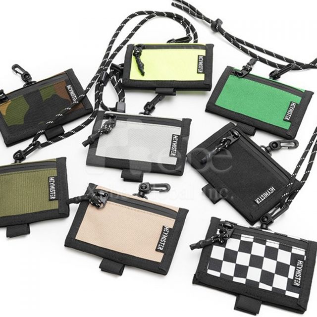 迷彩风造型卡套零钱包 