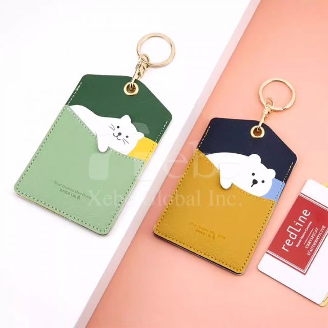 白色狗狗造型卡套