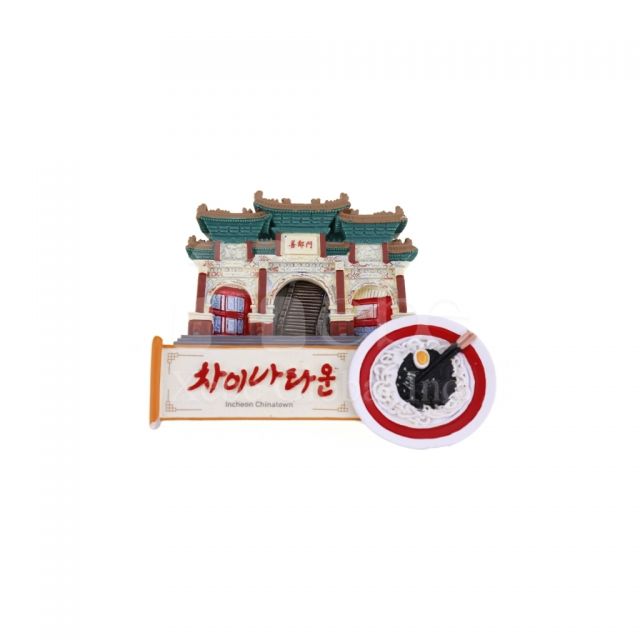 特色建筑造型冰箱贴 