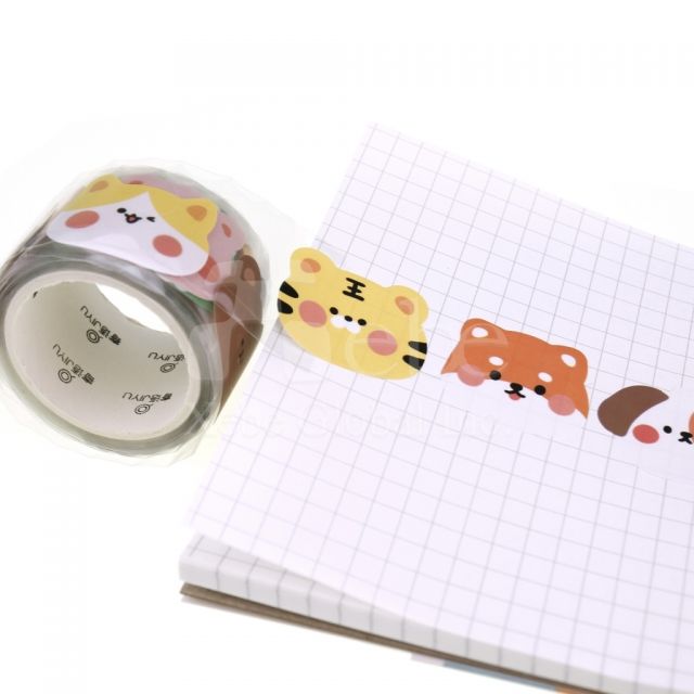 定制宠物贴纸透明和纸胶带