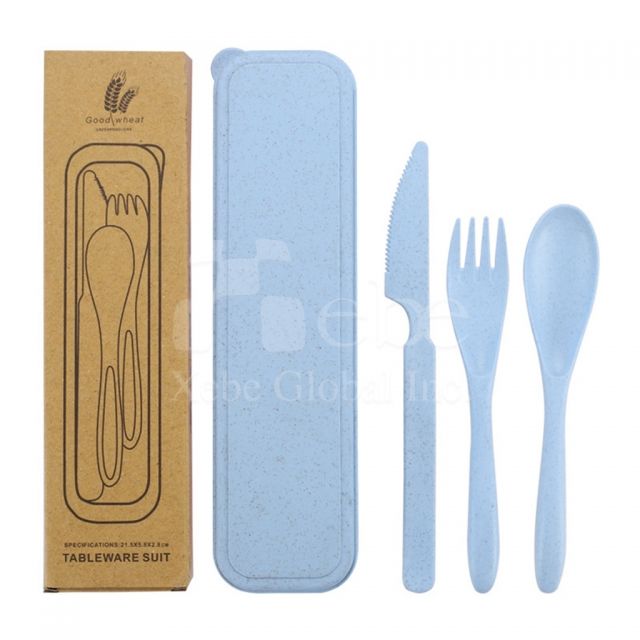 小麦便携餐具组定制