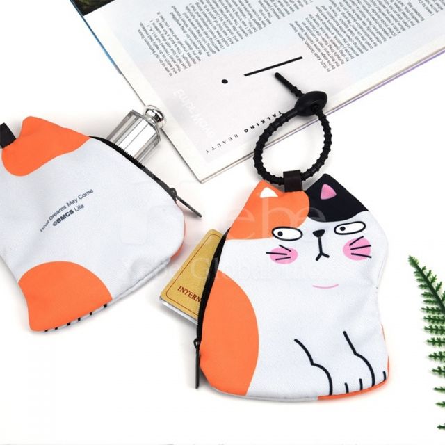 猫咪造型定制小收纳袋 