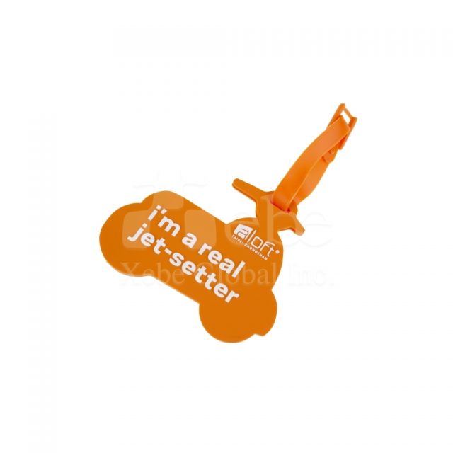 机车造型软胶行李牌