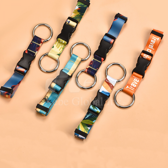 定制多功能印花行李挂扣