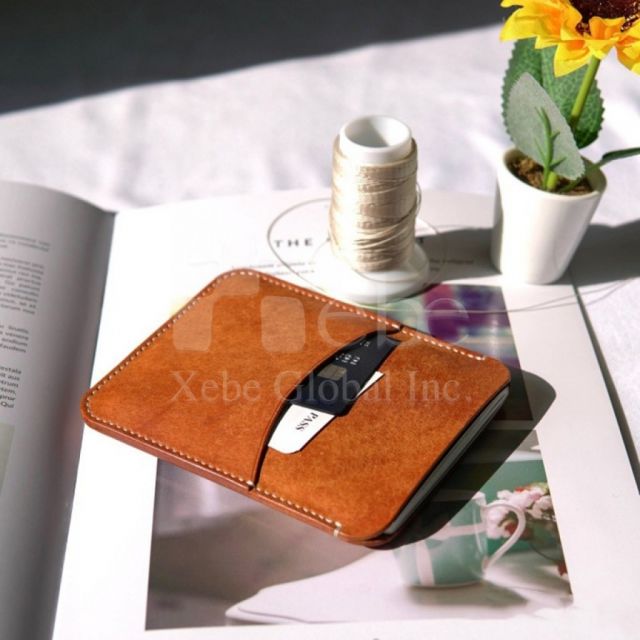 深棕口袋型护照套