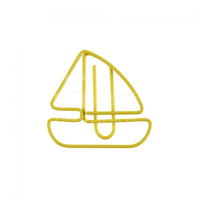定制帆船造型回形针 学校礼品