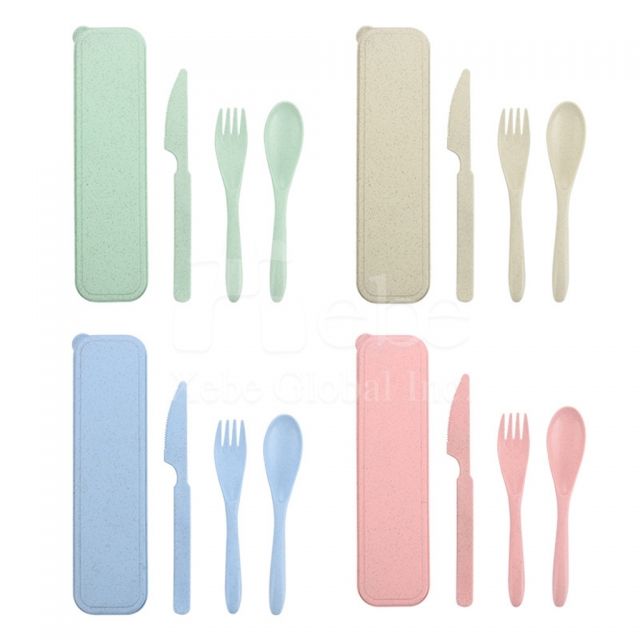 定制小麦便携餐具三件组