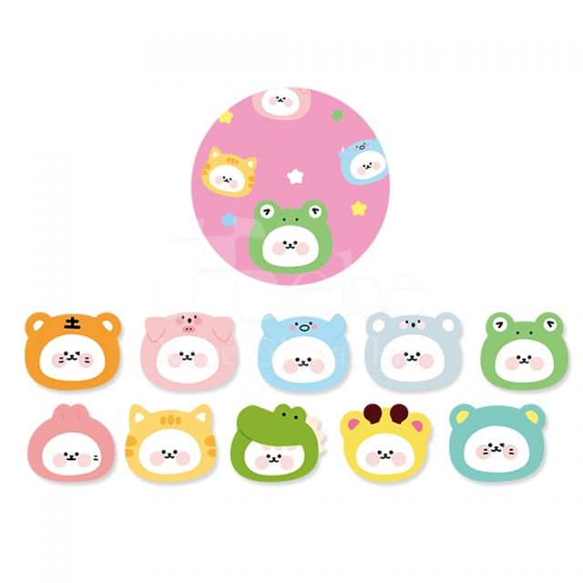 卡通动物图案和纸胶带