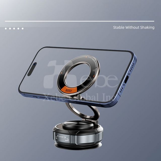 真空磁吸随身手机架 吸盘手机支架