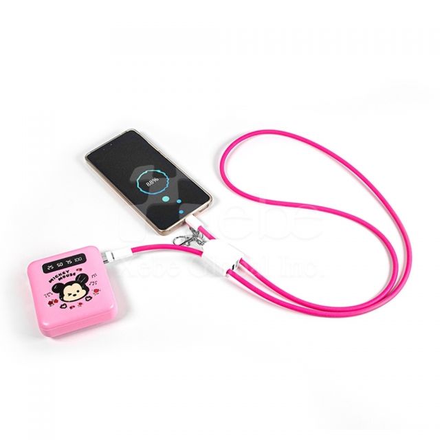 定制多功能充电手机吊绳