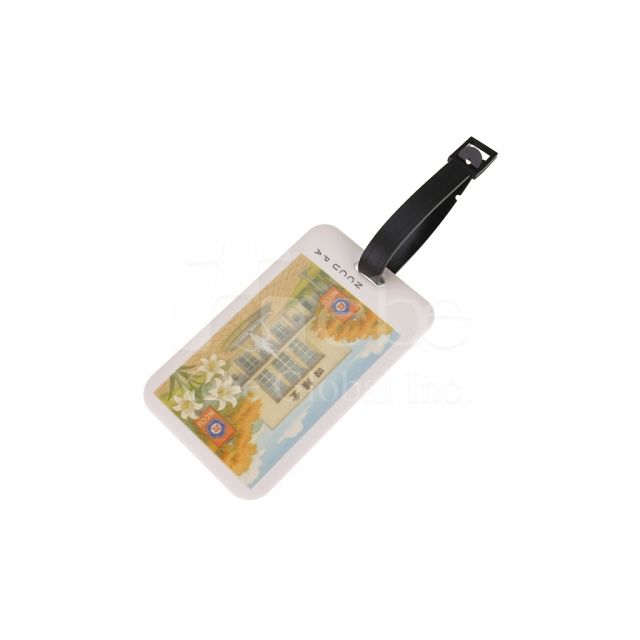 学校图案行李牌