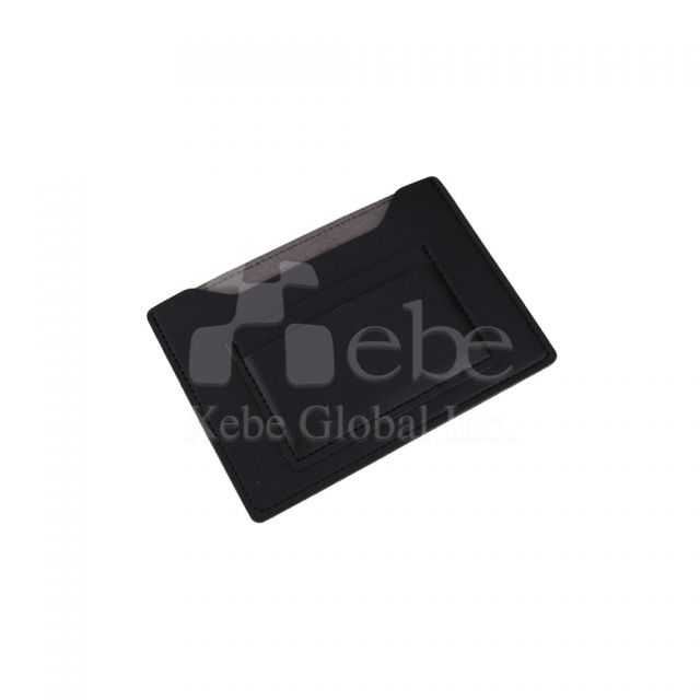 黑色轻薄护照夹定制