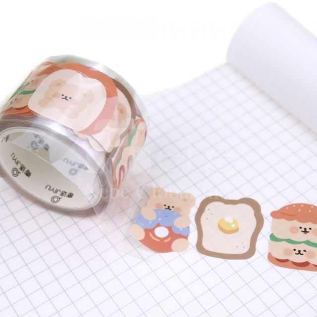 小熊早餐和纸胶带