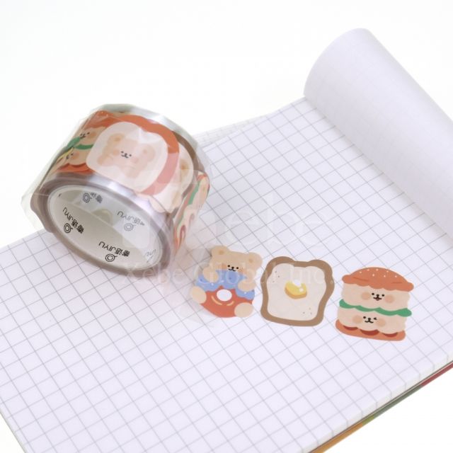 小熊早餐和纸胶带