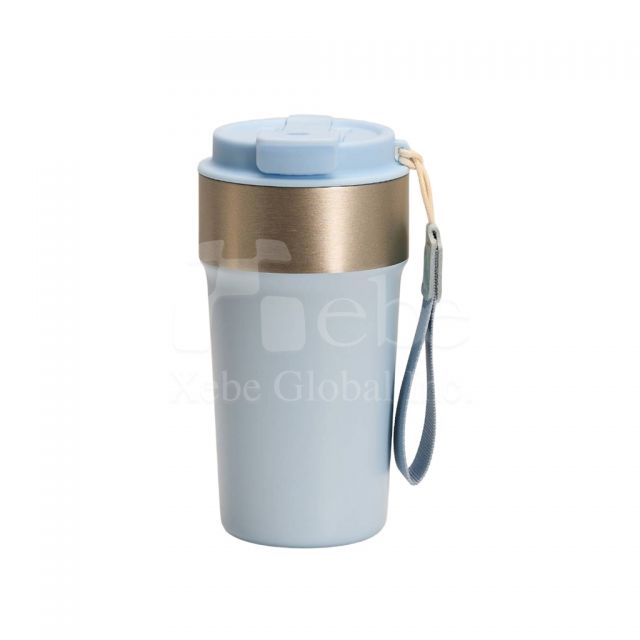 蓝色保温随行杯