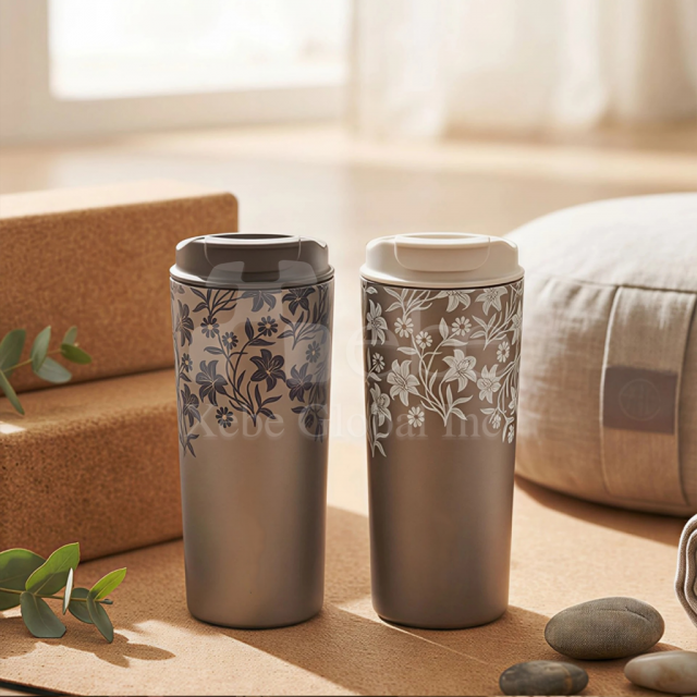 定制提把钛保温瓶 轻量保温杯