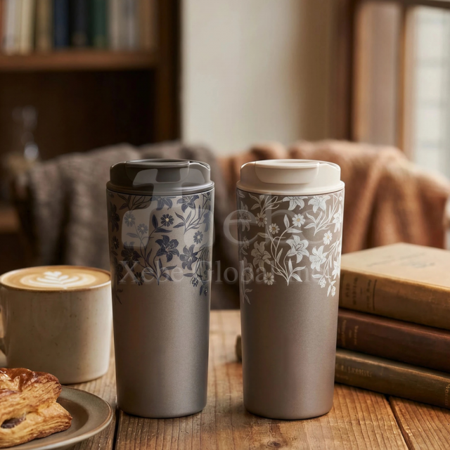 定制提把钛保温瓶 轻量保温杯