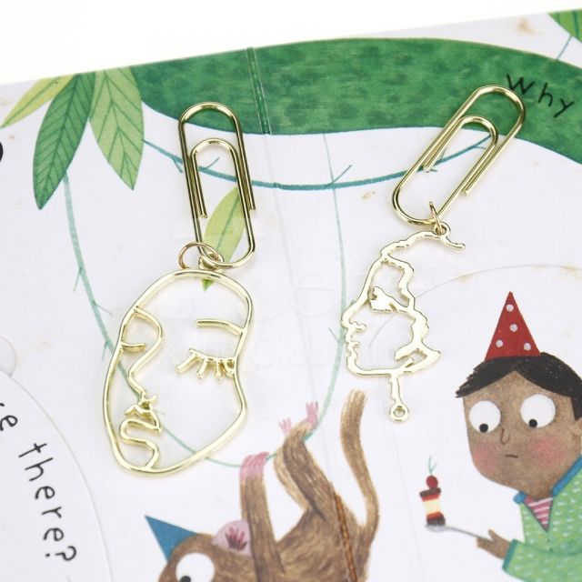 人脸造型回形针