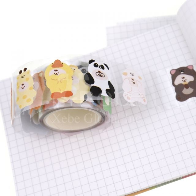 动物装图案和纸胶带