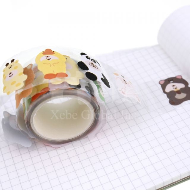 动物装图案和纸胶带