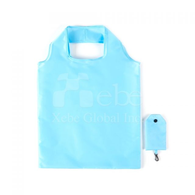 水蓝色防水可折叠收纳袋