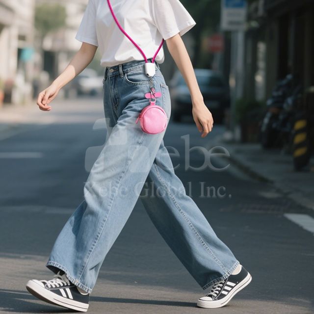 绿色充电线挂绳多合一