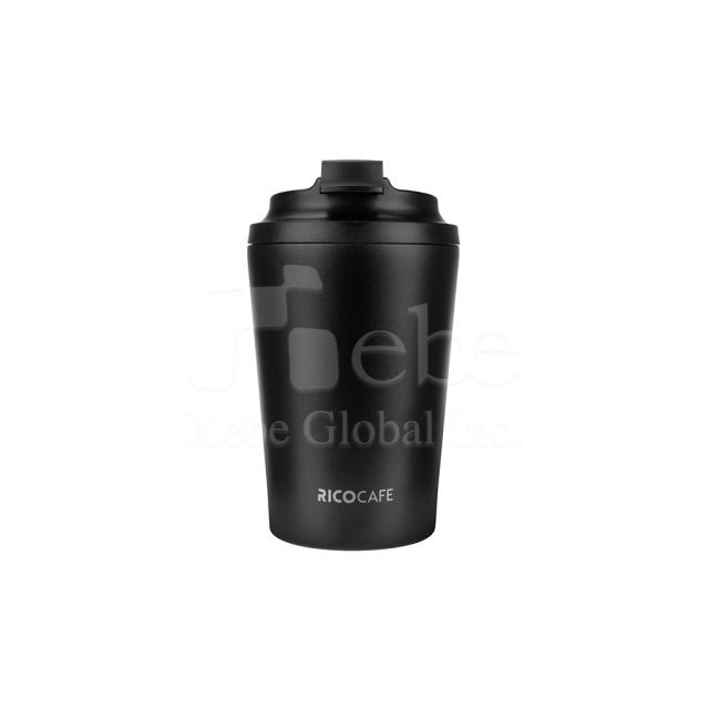 定制品牌Logo黑色保温杯