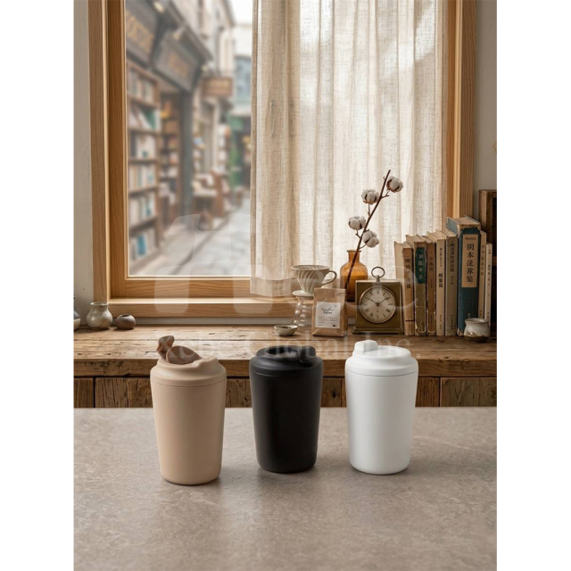 定制品牌Logo黑色保温杯