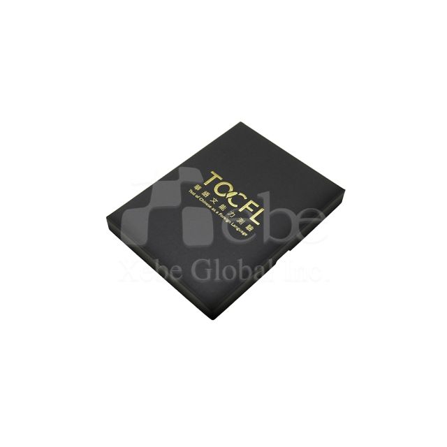 LOGO灰色皮革护照夹 